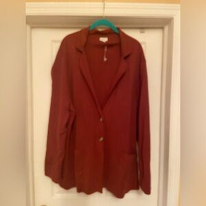 Women's Rust Cardigan Jacket